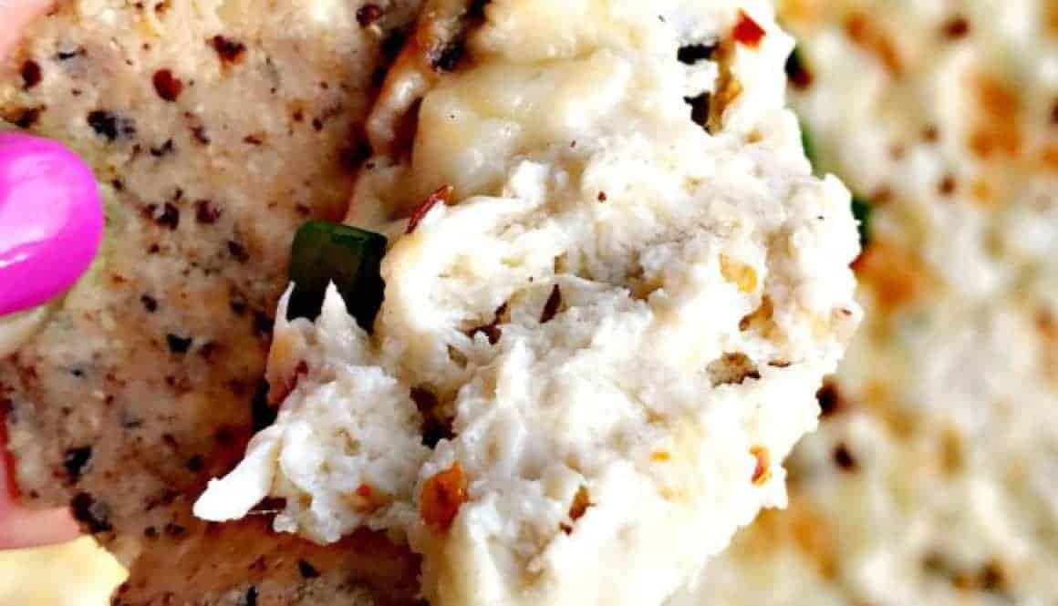 Healthy LowCarb Warm Crab Dip