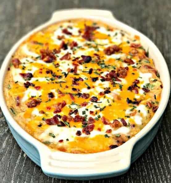 Instant Pot Bacon Chicken Ranch Baked Potato Casserole Instant Pot Bacon Chicken Ranch Baked Potato Casserole
