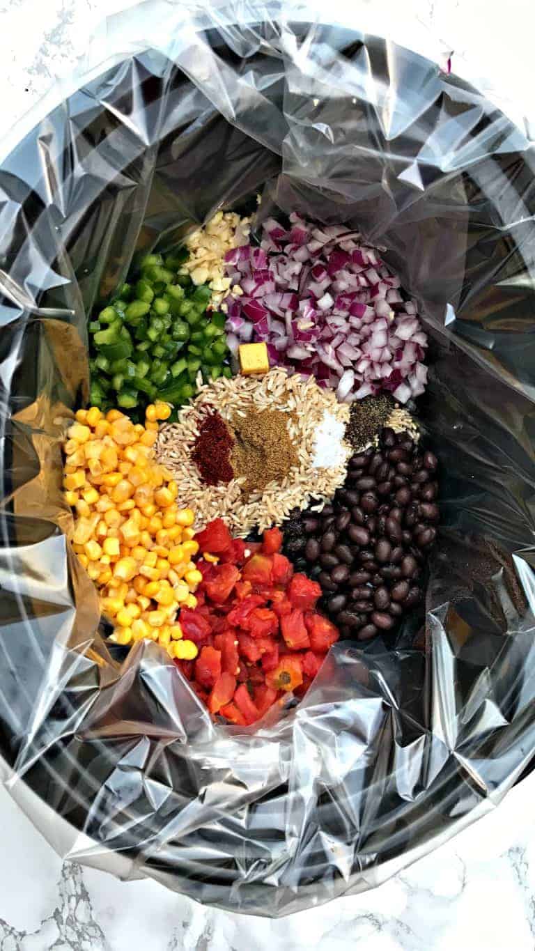 SlowCooker Crockpot Southwestern Chicken and Rice