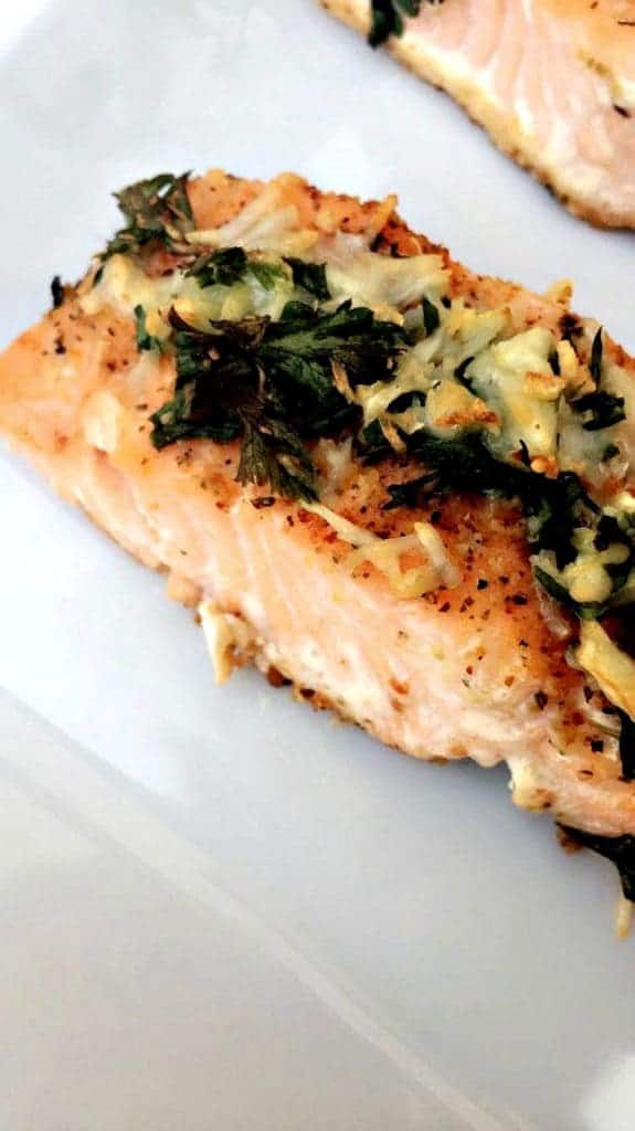 Parmesan Herb Crusted Salmon