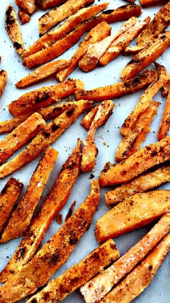 Healthy, Crispy Crunchy Sweet Potato Fries