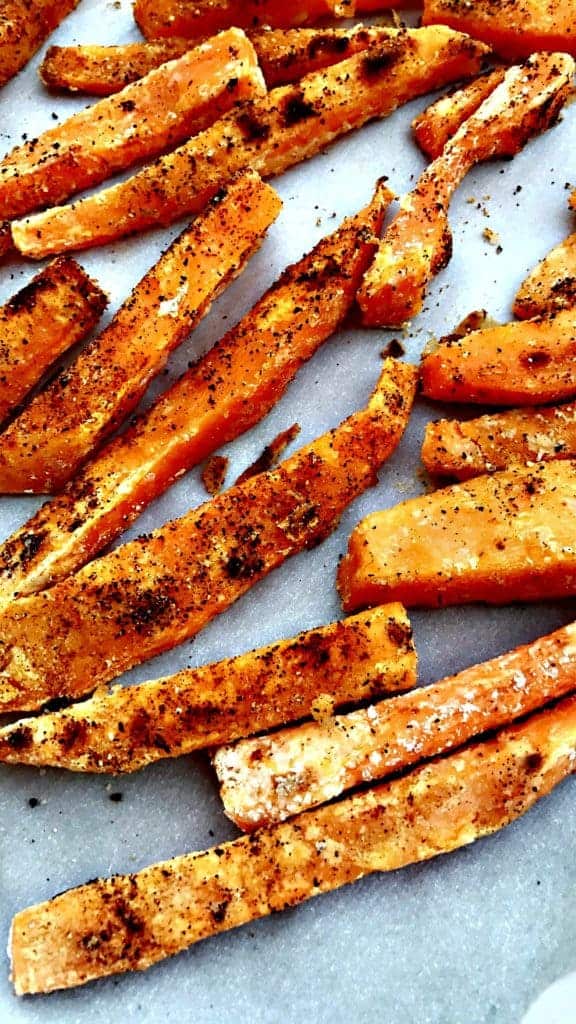 Healthy, Crispy Crunchy Sweet Potato Fries