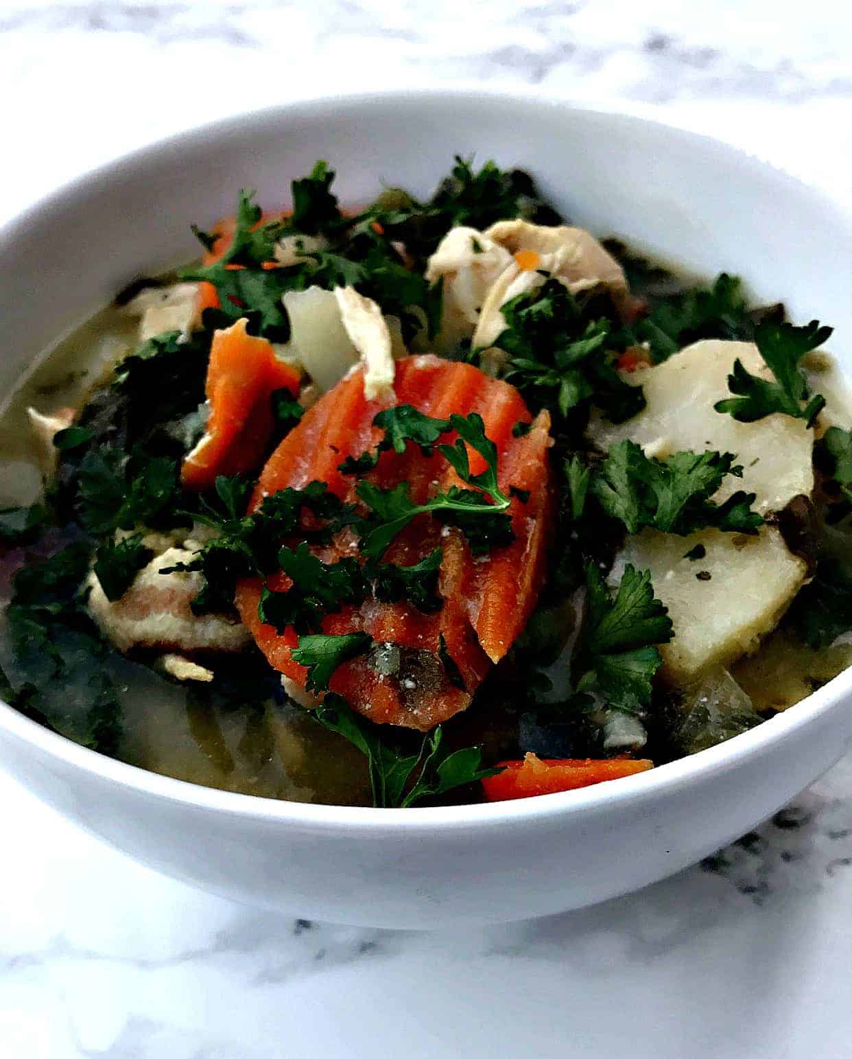 Chicken, Bacon, and Potato Slow Cooker Soup