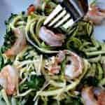 healthy shrimp scampi zucchini noodles