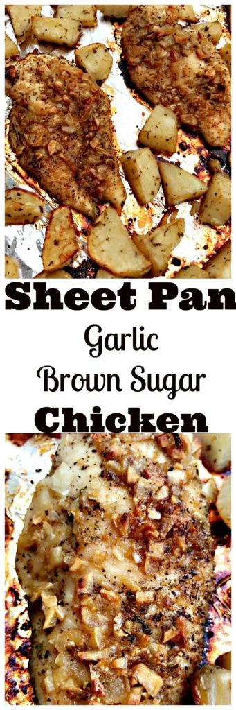 sheet pan garlic brown sugar chicken