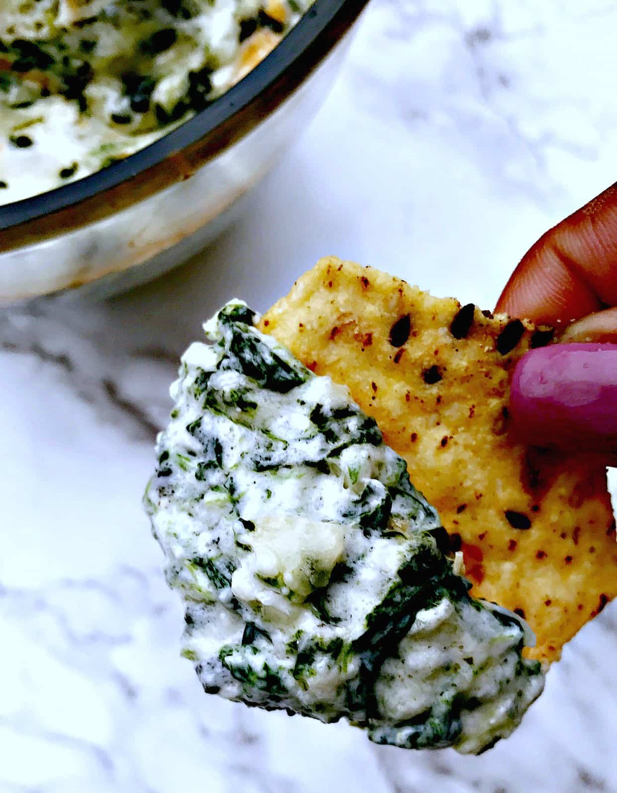 warm spinach dip - Stay Snatched