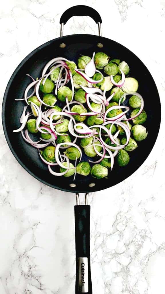 Caramelized Balsamic Bacon Brussels Sprouts