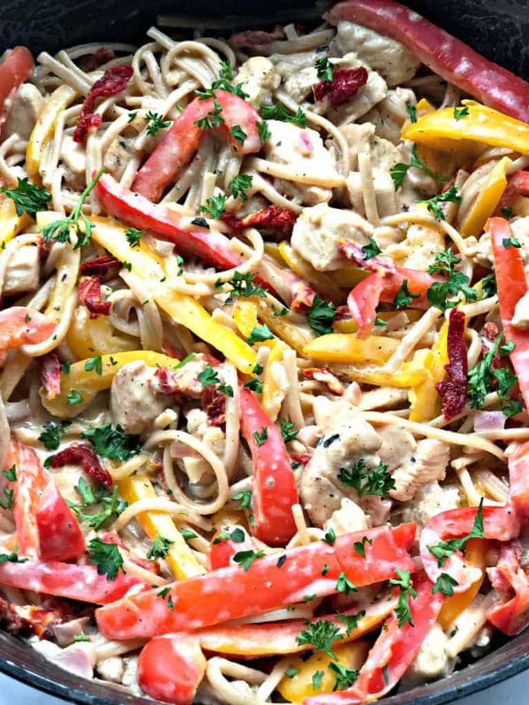 Healthy, Skinny Creamy Cajun Chicken Pasta with Whole ...