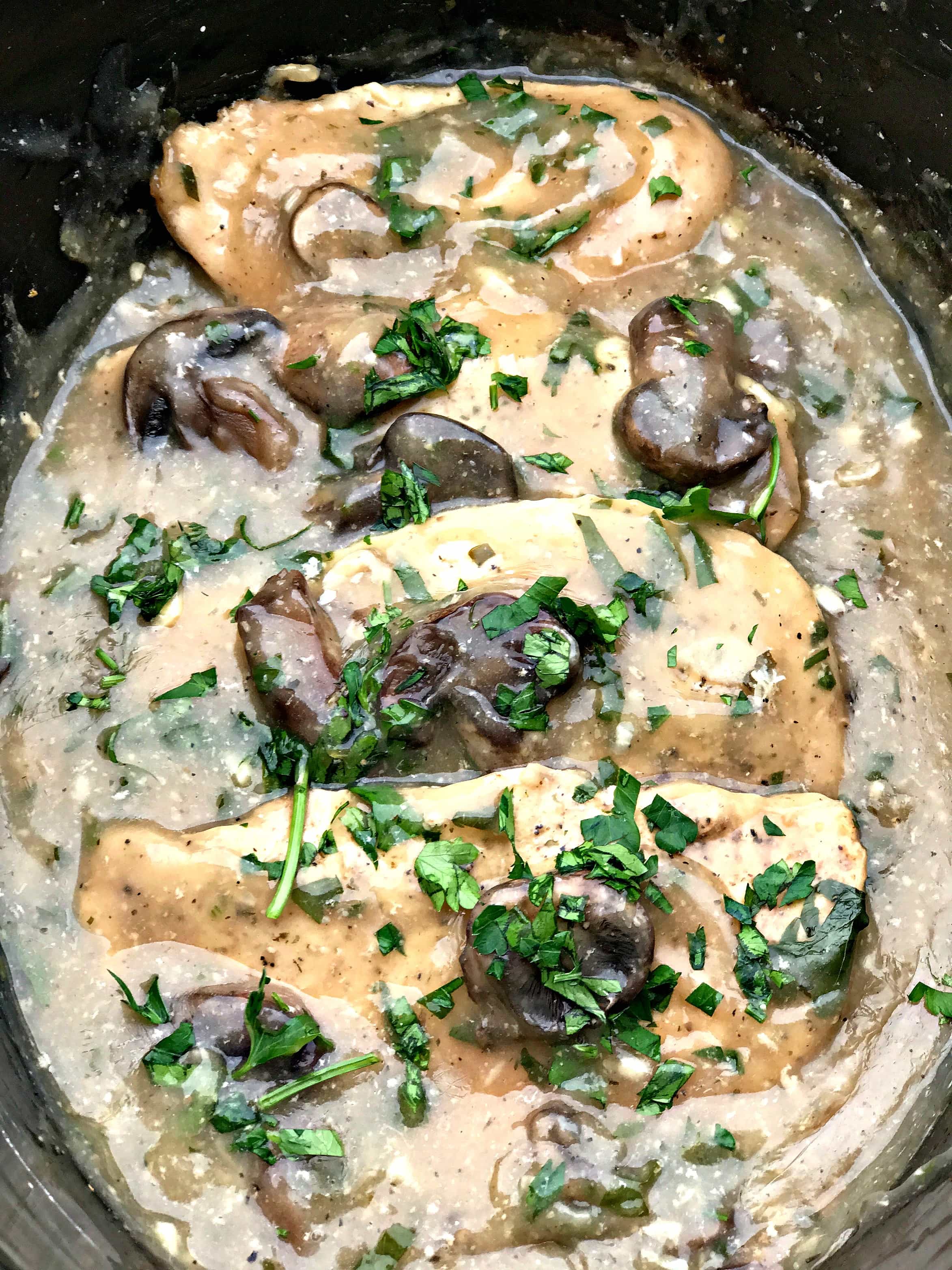 Slow Cooker Chicken Marsala