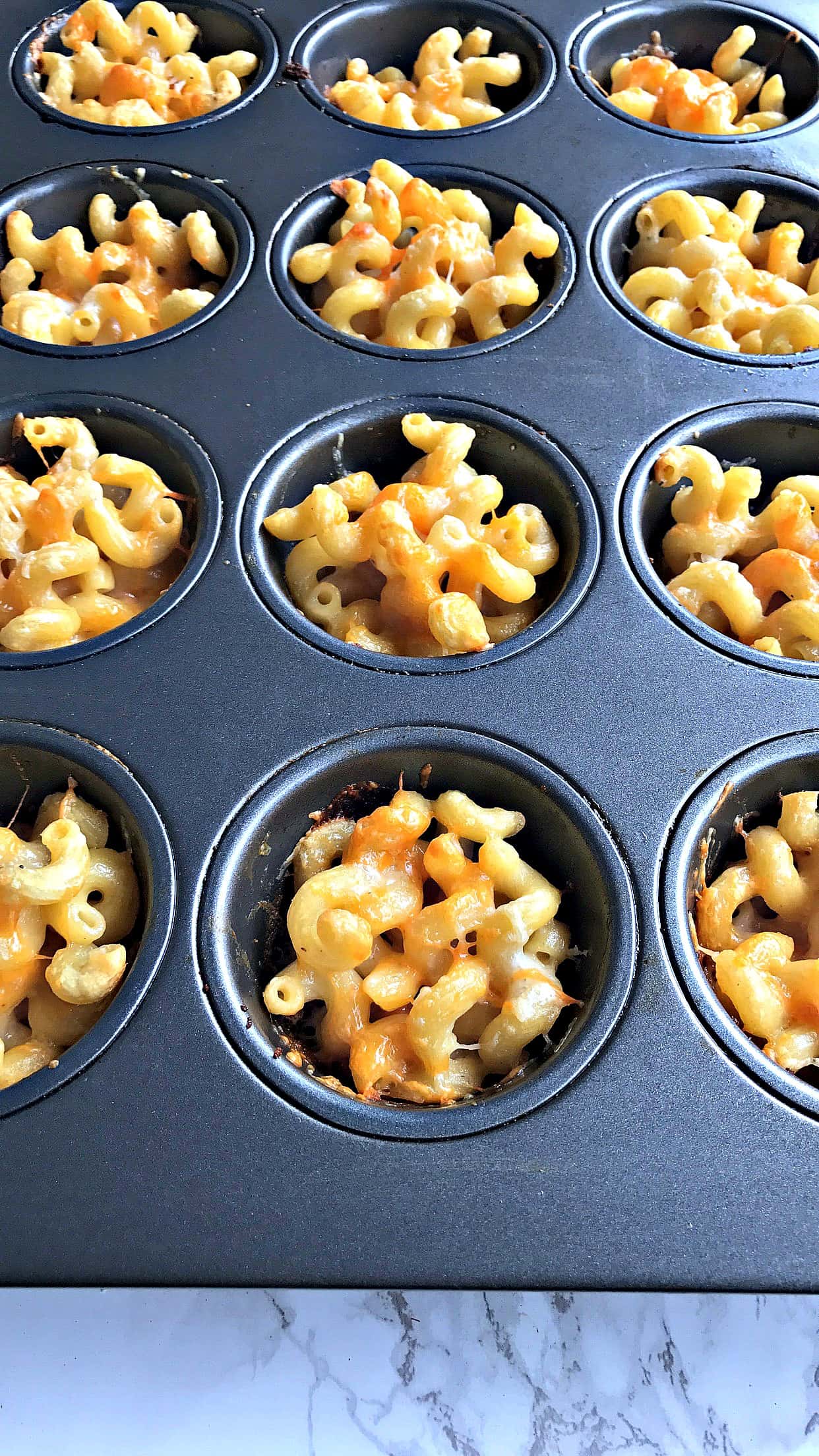 healthy mac and cheese bites