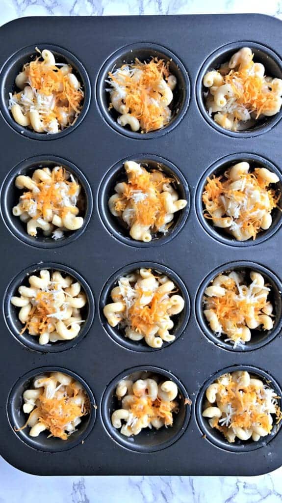 healthy mac and cheese bites