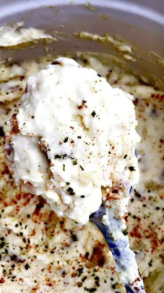 Healthy Dutch Oven Mashed Potatoes