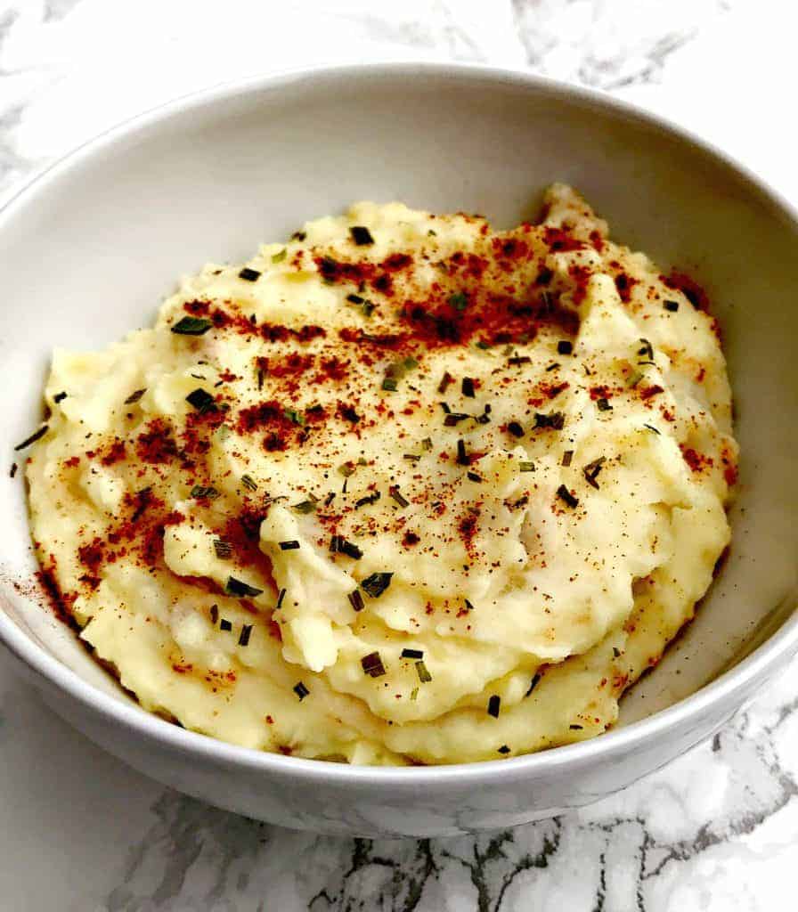 Healthy Dutch Oven Mashed Potatoes