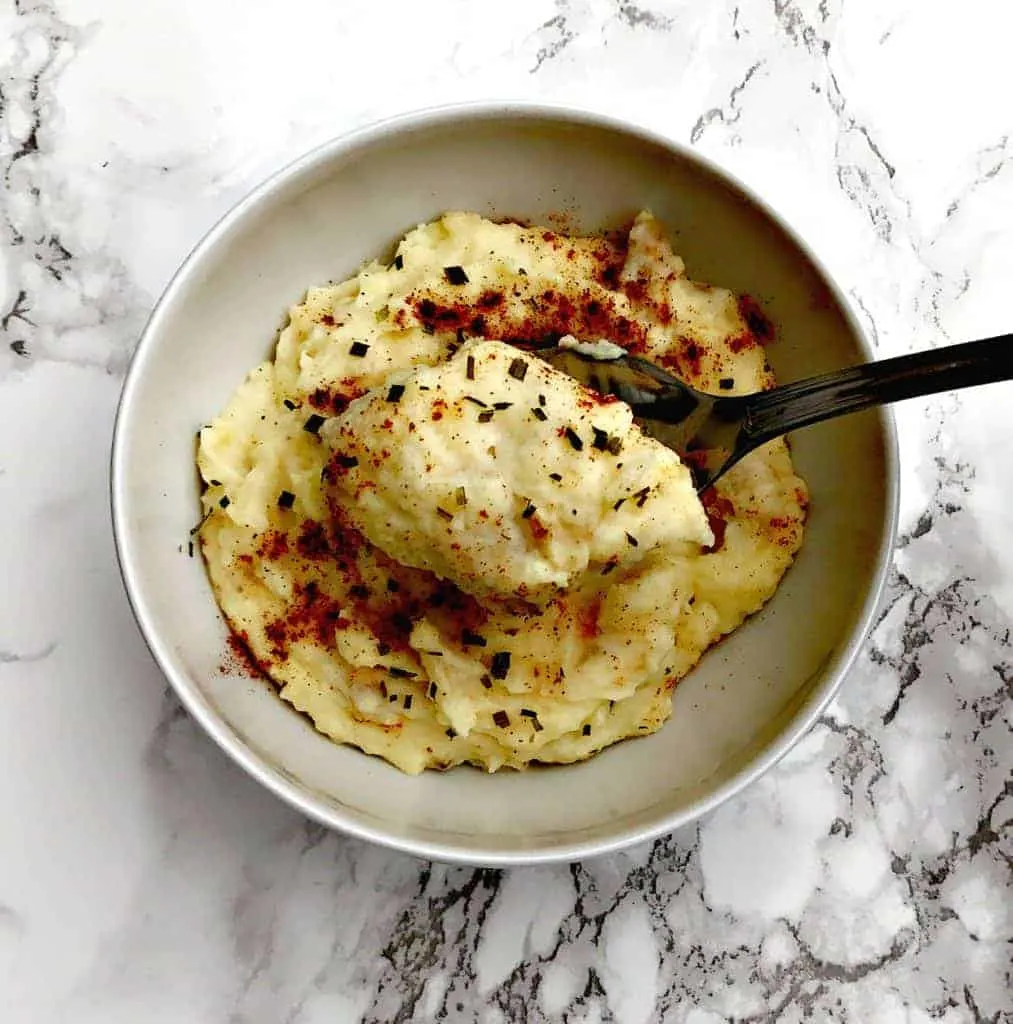 Healthy Dutch Oven Mashed Potatoes