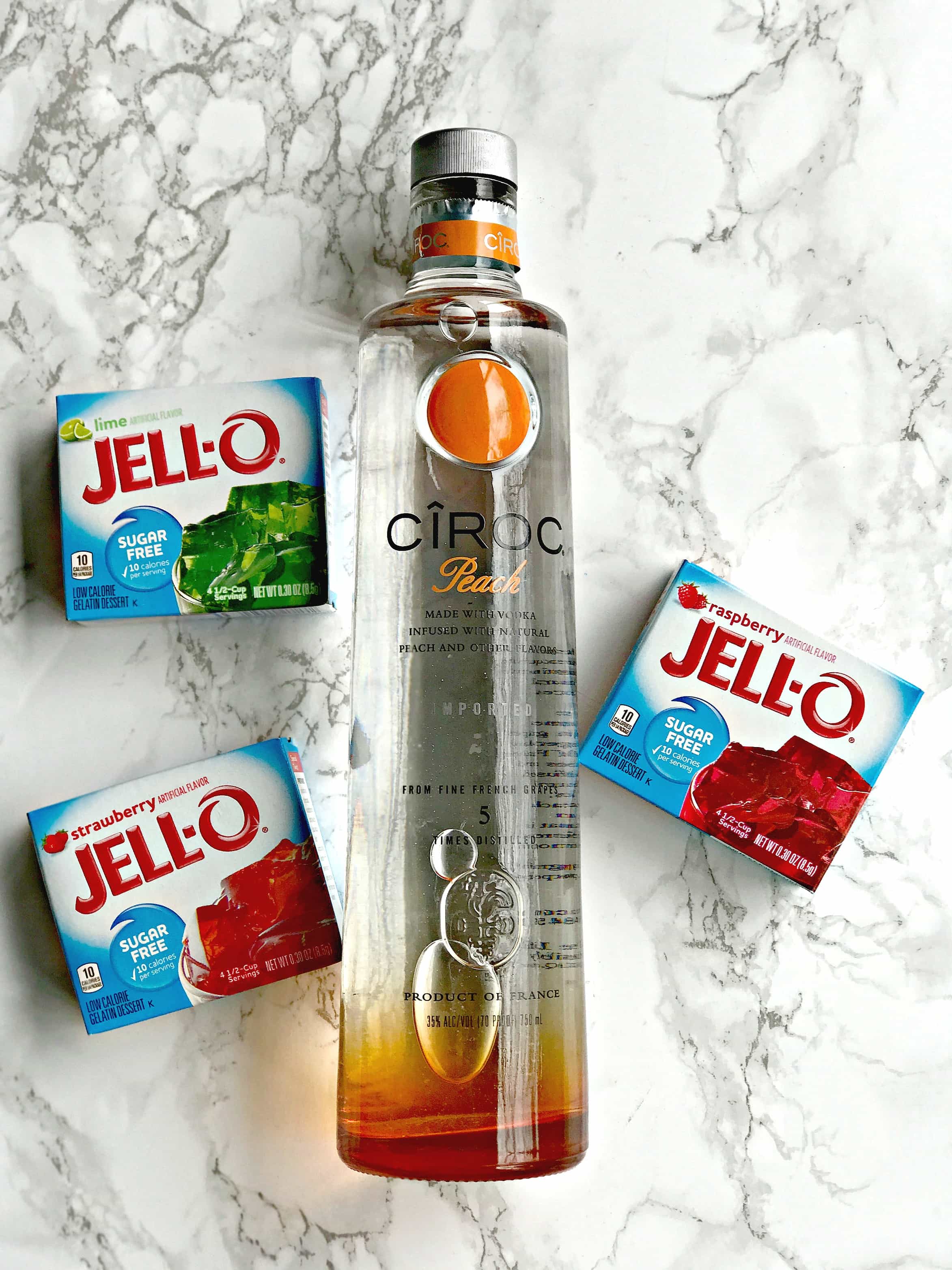 Super Bowl Vodka JellO Shots