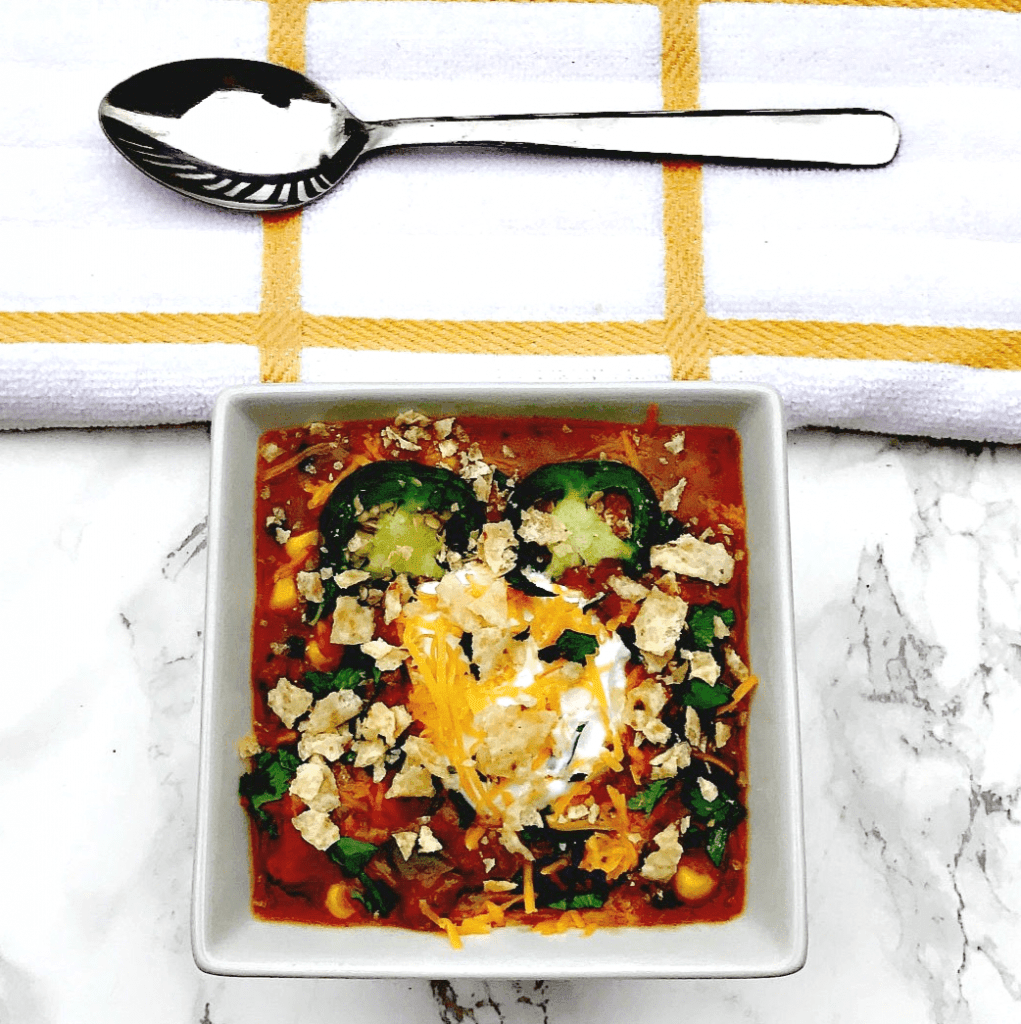 slow cooker beef nacho chili