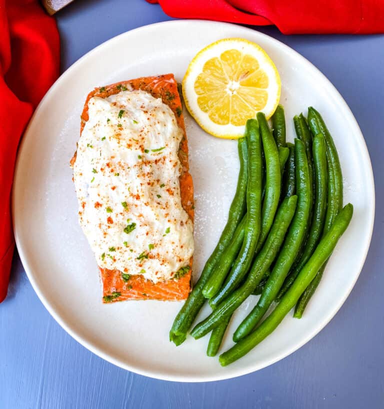 crab stuffed salmon