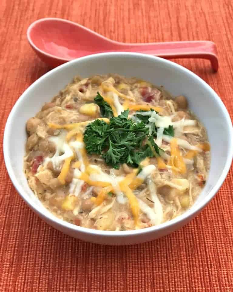 SlowCooker Crockpot White Chicken Chili