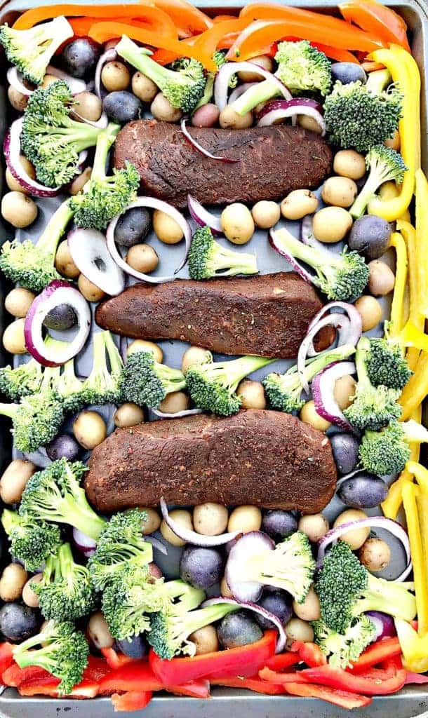 Meal Prep Sheet Pan Steak and Veggies