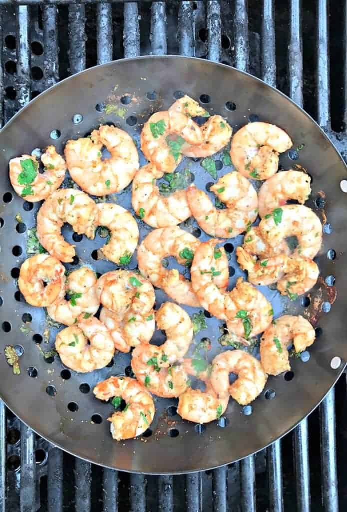 cilantro lime shrimp quinoa bowl