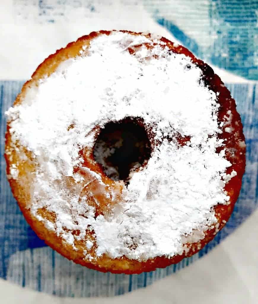 healthy low carb fried vanilla protein donuts