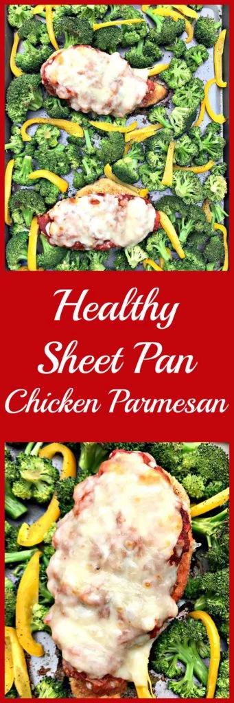 healthy sheet pan chicken parmesan
