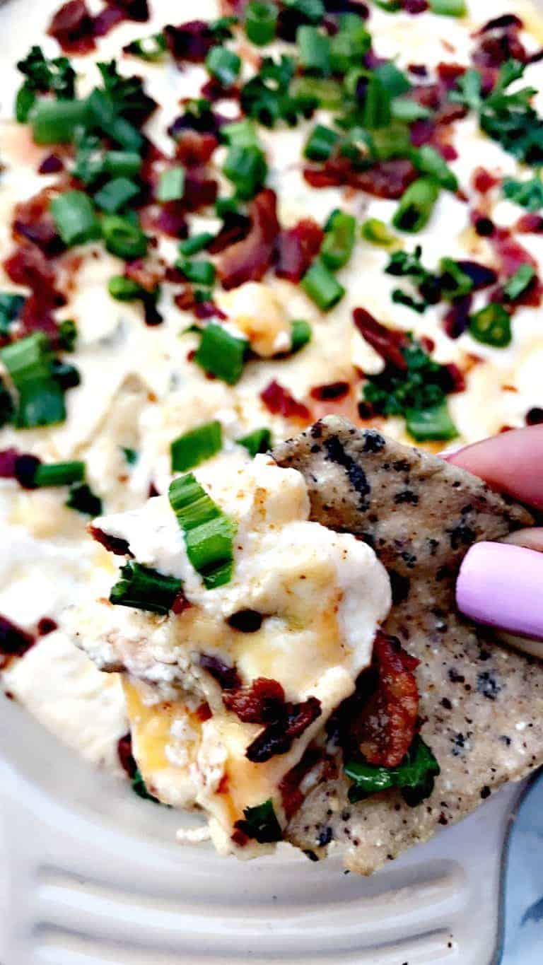Smoked Cheddar Jalapeño Popper Bacon Cheese Dip