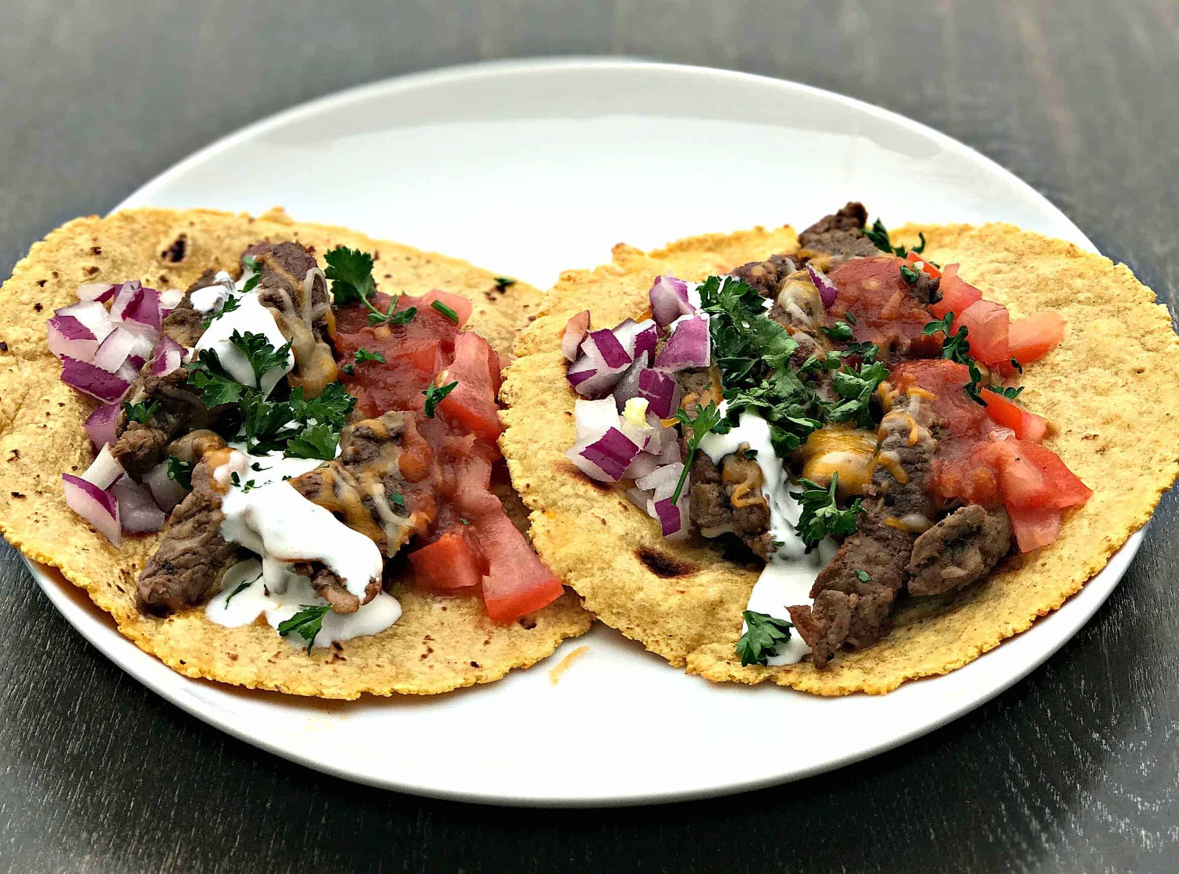 Instant Pot 10 Minute Steak Tacos Carne Asada