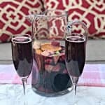 red wine champagne sangria
