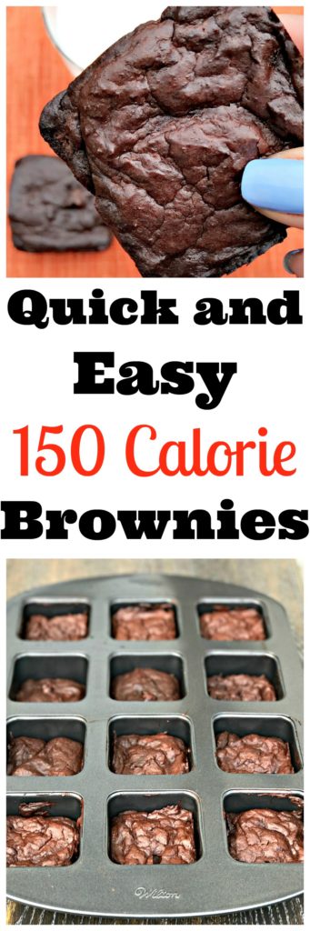 150 cal low calorie healthy brownies