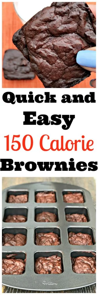 150 cal low calorie healthy brownies
