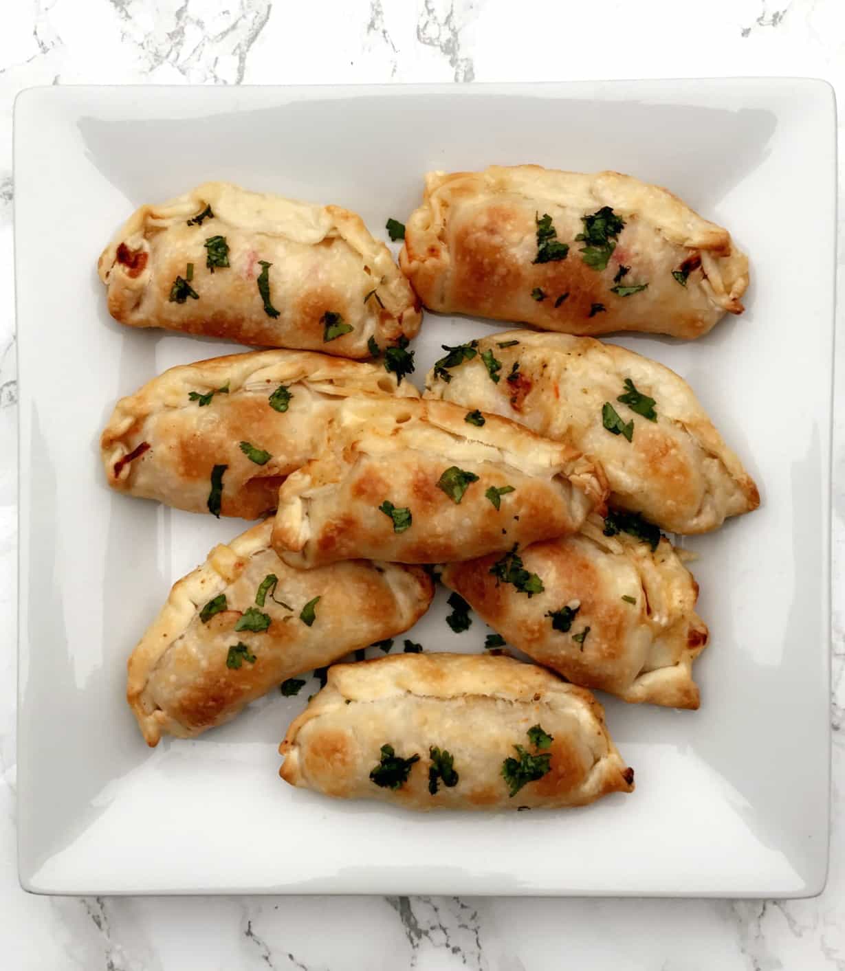 Shrimp Red Pepper Cream Cheese Empanadas