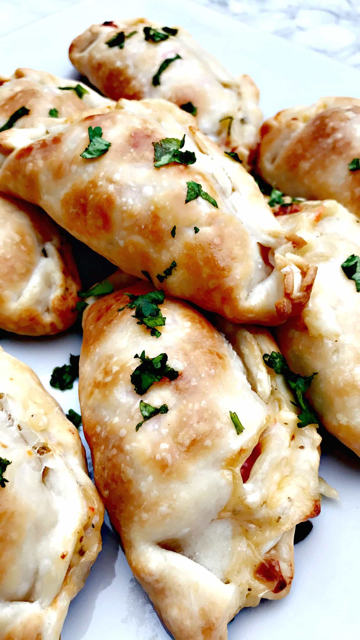 Shrimp Red Pepper Cream Cheese Empanadas