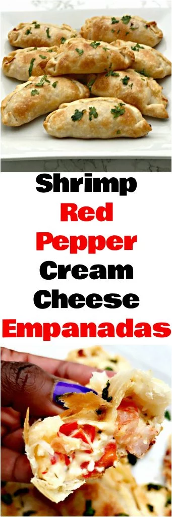shrimp red pepper cream cheese empanadas