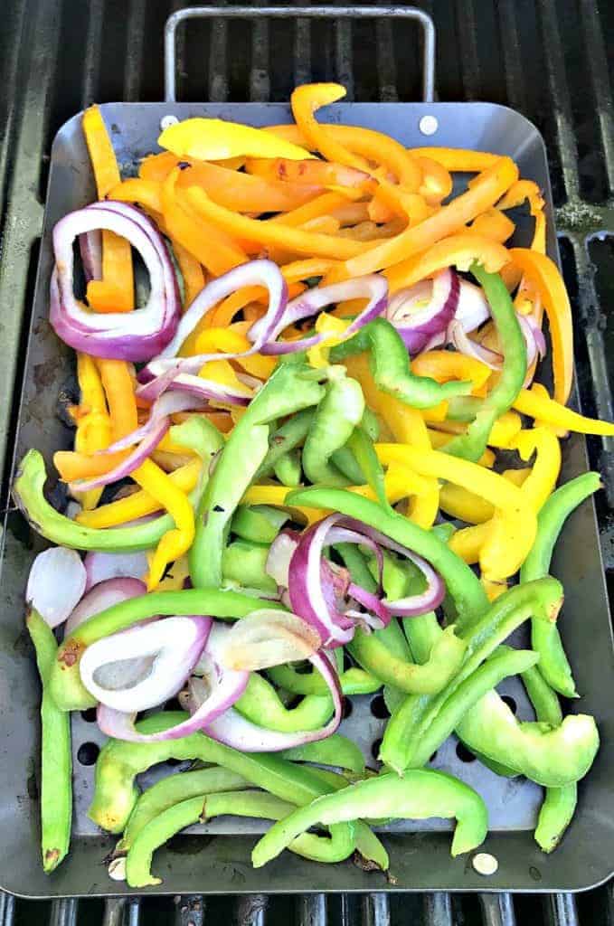 skinny flame grilled steak fajitas