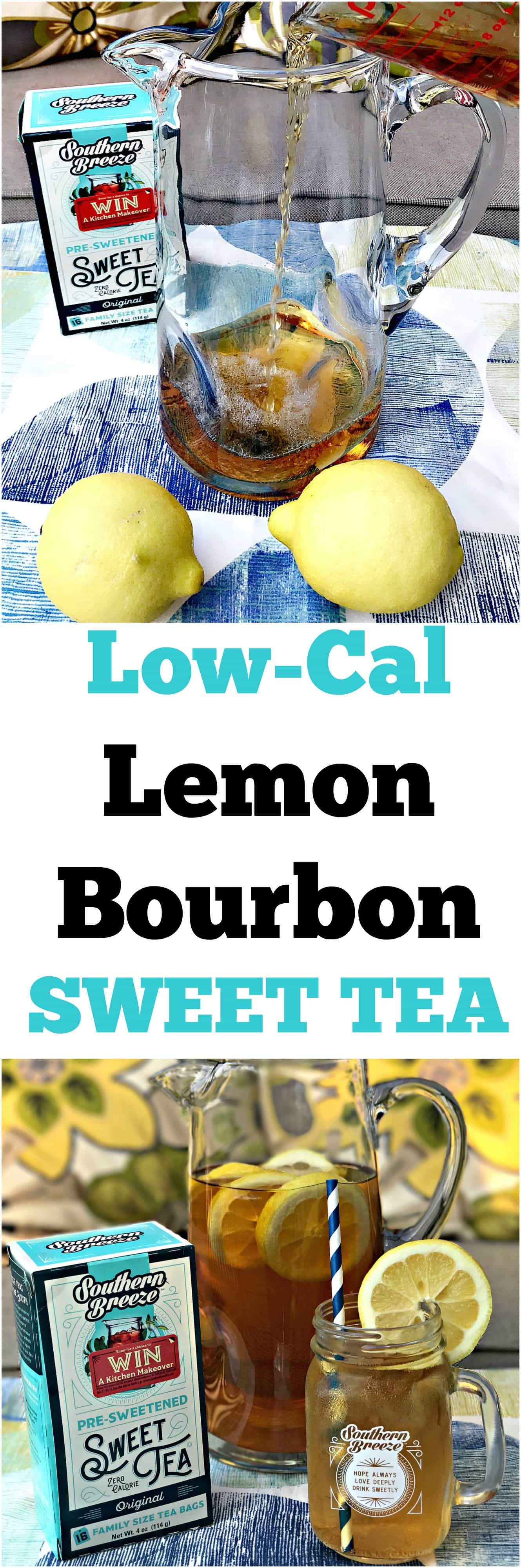 Sweet Tea Lemon Bourbon Cocktail