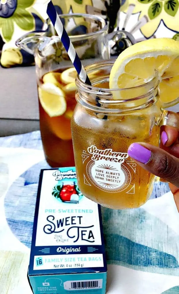 sweet tea lemon bourbon cocktail