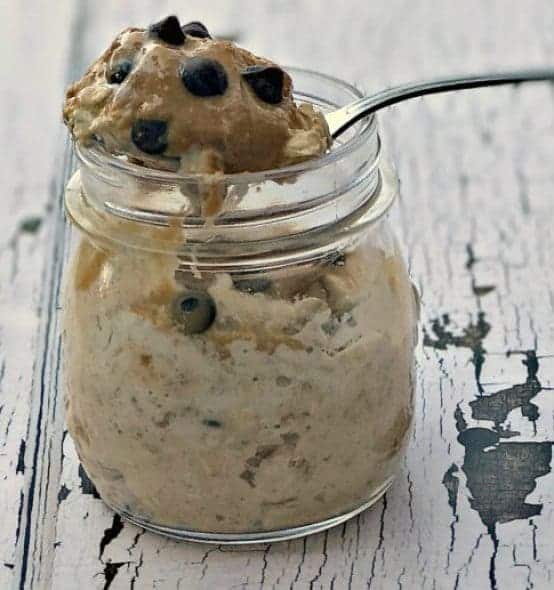 Chocolate Chip Cookie Dough Protein Overnight Oats Chocolate Chip Cookie Dough Protein Overnight Oats
