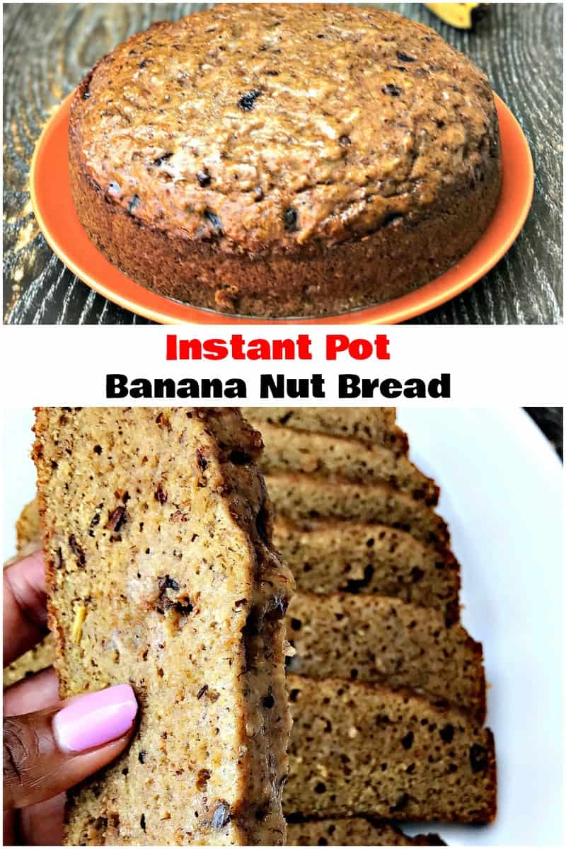 Easy, Instant Pot LowCarb Banana Nut Bread