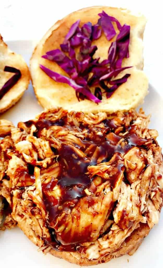 instant pot bbq pulled chicken sandwiches