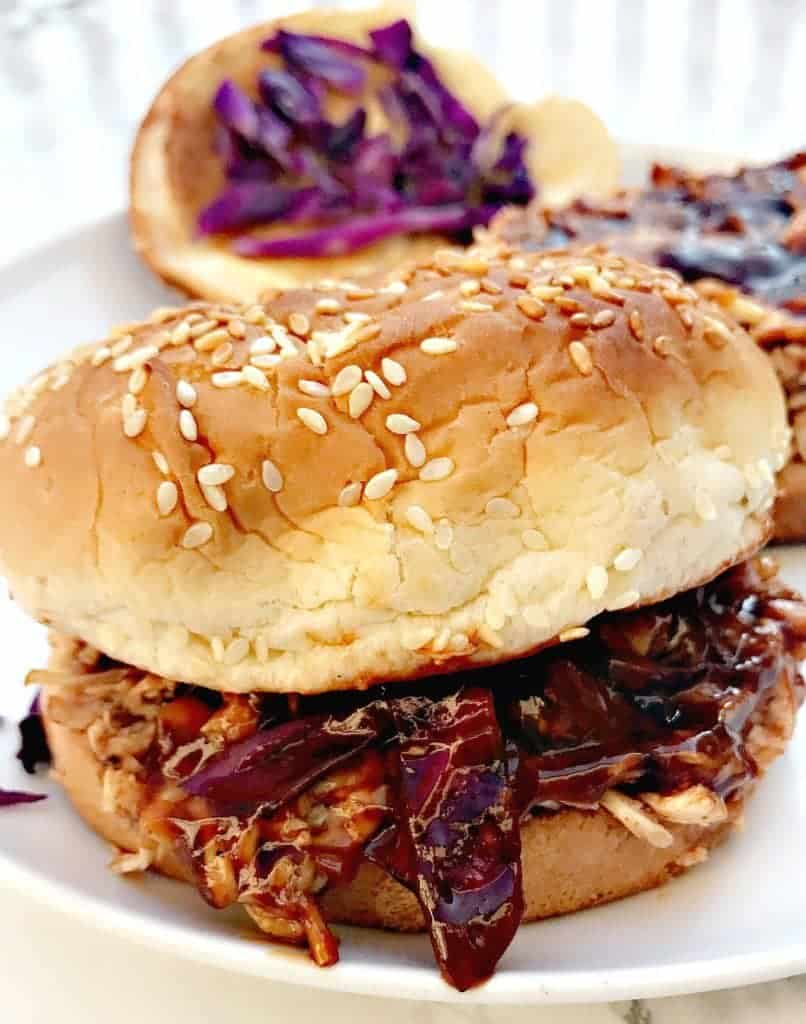 instant pot bbq pulled chicken sandwiches