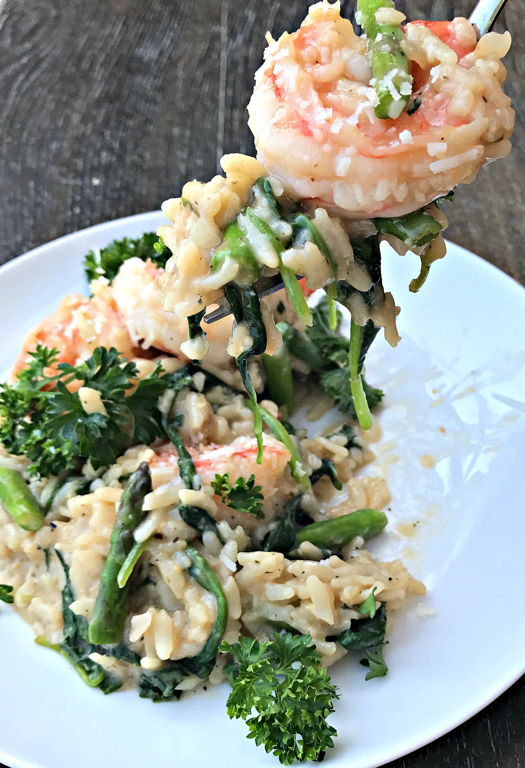 Easy Instant Pot Shrimp Risotto + {VIDEO}