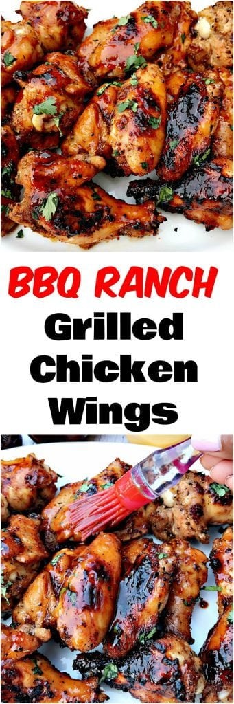bbq ranch grilled chicken wings