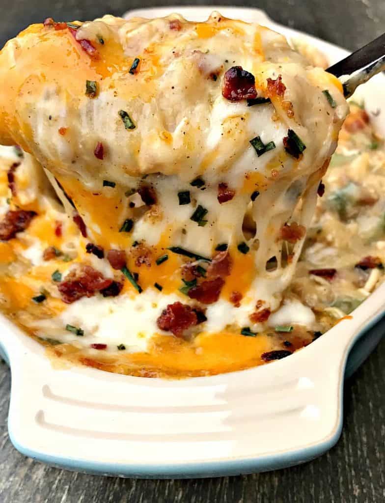 instant pot bacon chicken ranch casserole