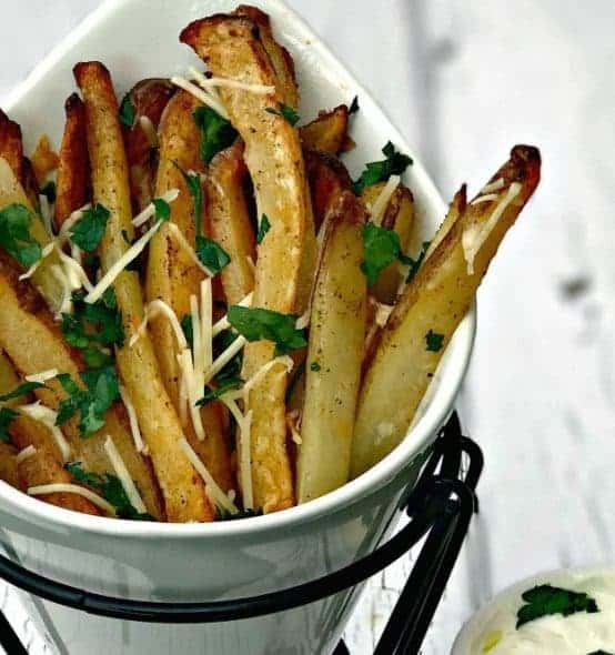 air fryer parmesan truffle oil fries air fryer parmesan truffle oil fries