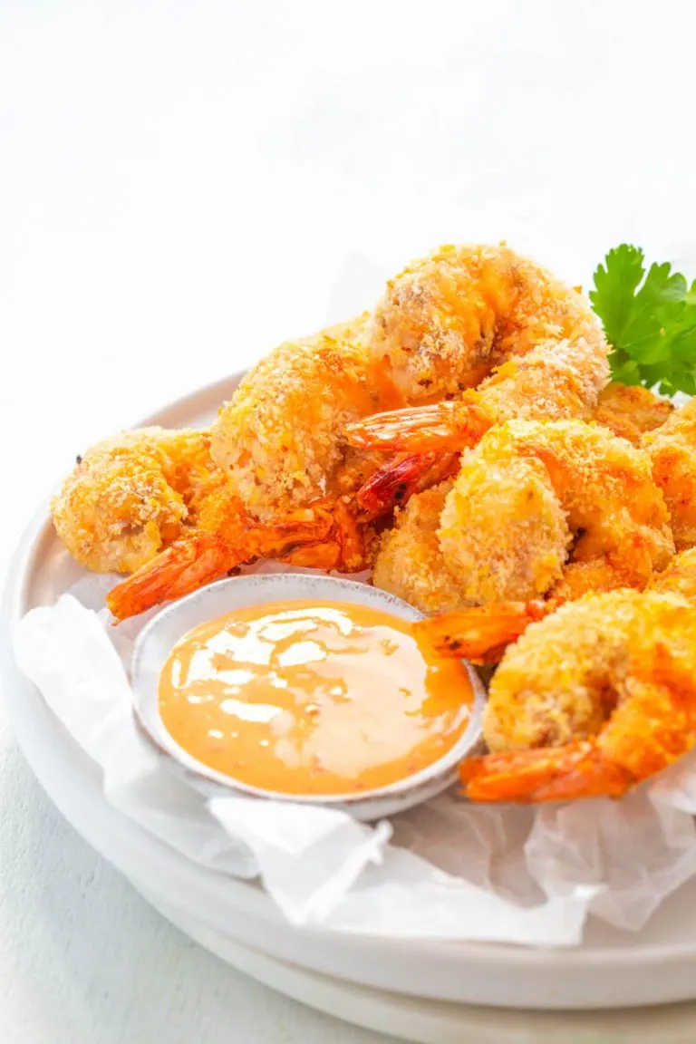 Air Fryer Bang Bang Panko Breaded Fried Shrimp
