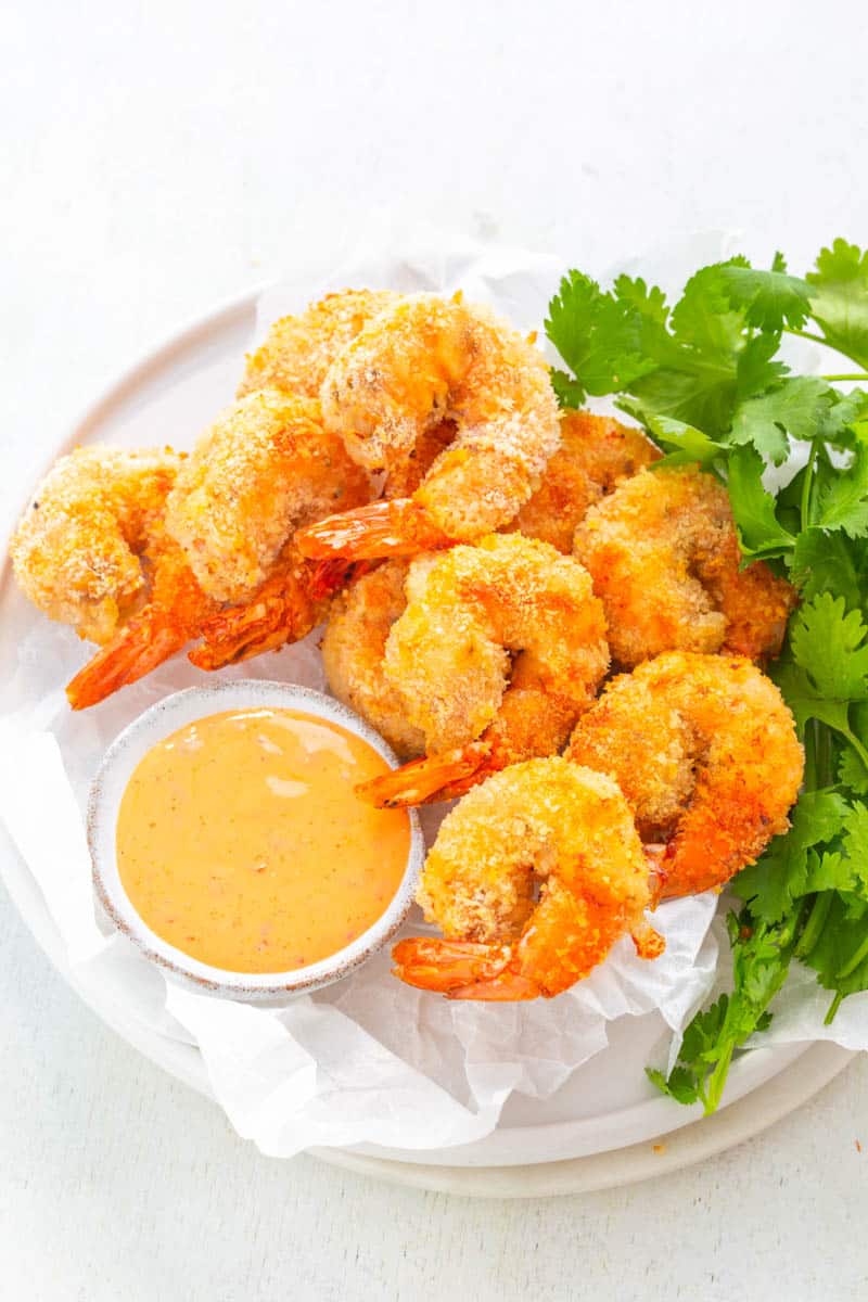 Air Fryer Bang Bang Panko Breaded Fried Shrimp,Card Game Spoons Video