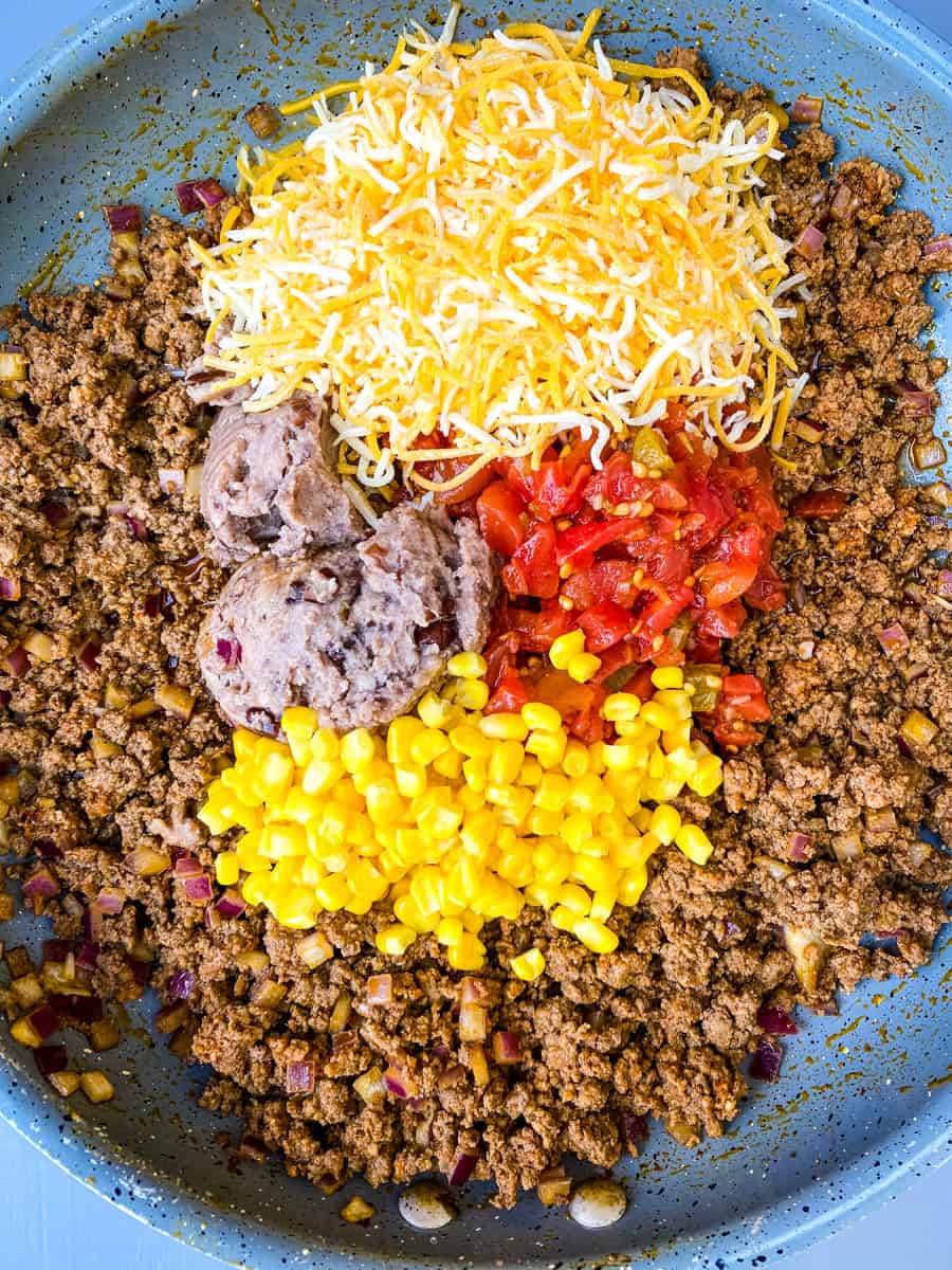 Air Fryer Beef Taco Egg Rolls