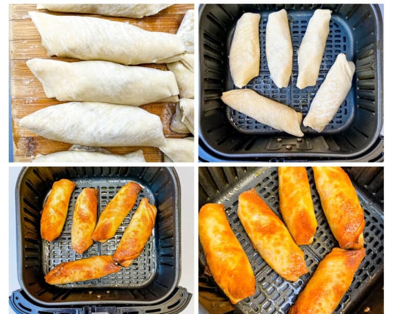 Air Fryer Beef Taco Egg Rolls