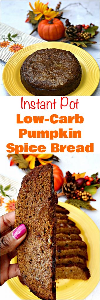 Instant Pot Low-Carb Pumpkin Spice Bread
